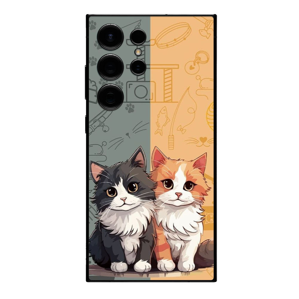 Cute Lovely Cats Phone Skin