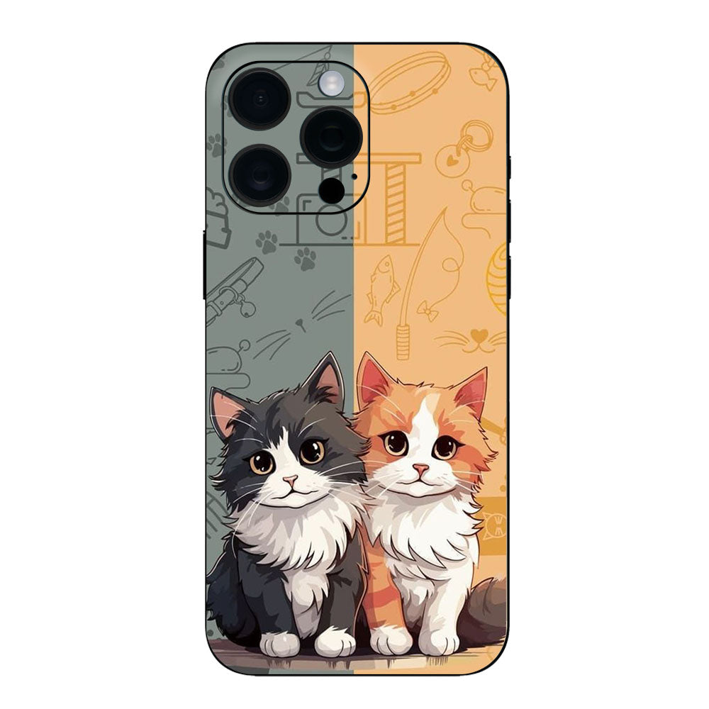 Cute Lovely Cats Phone Skin