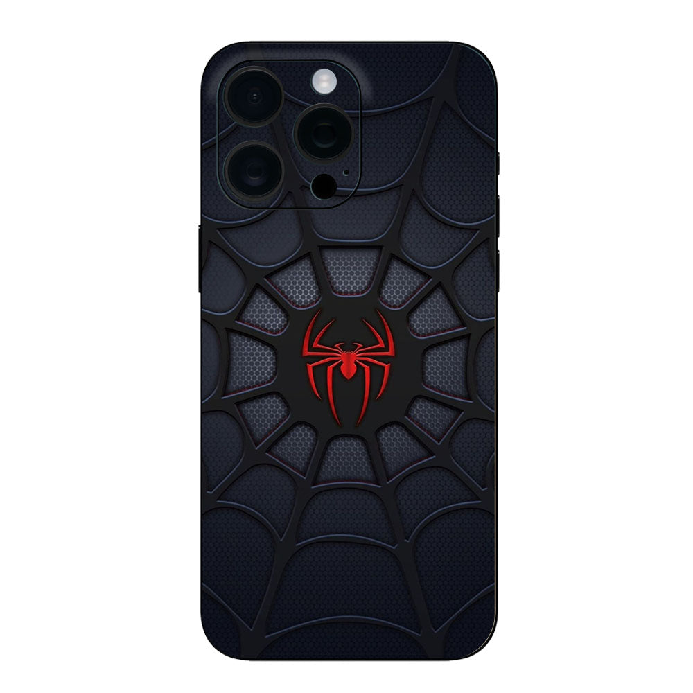 BLACK SPIDERMAN MOBILE SKIN