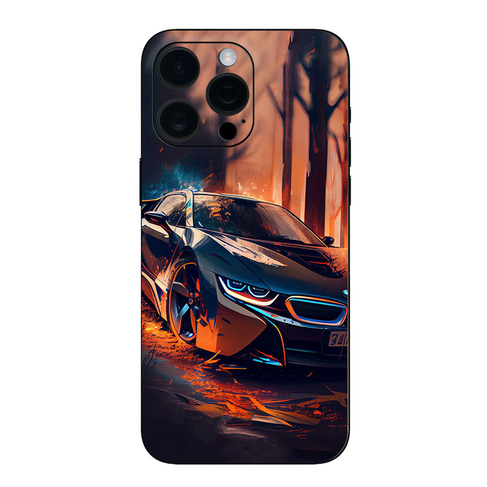 CAR ILLUSTRATION MOBILE SKIN