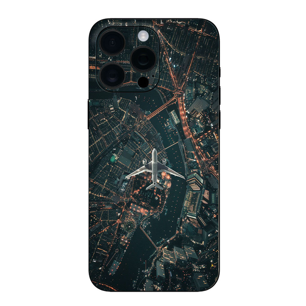 Plane over the City  Phone Skin