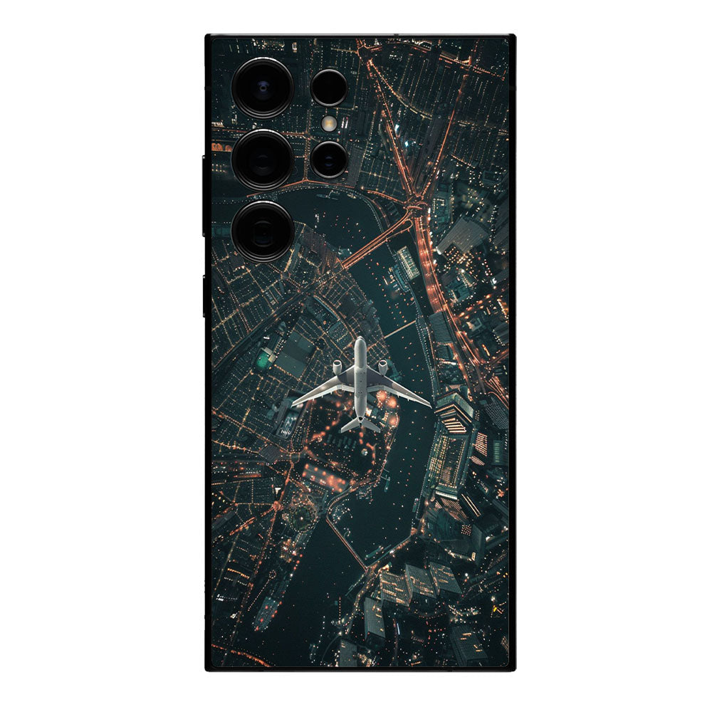 Plane over the City  Phone Skin