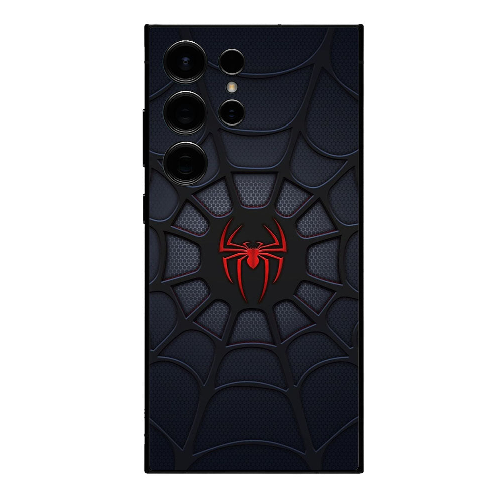 BLACK SPIDERMAN MOBILE SKIN