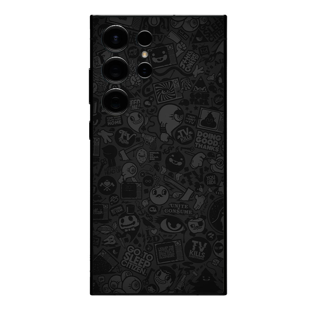 DARK CARTOON MOBILE SKIN