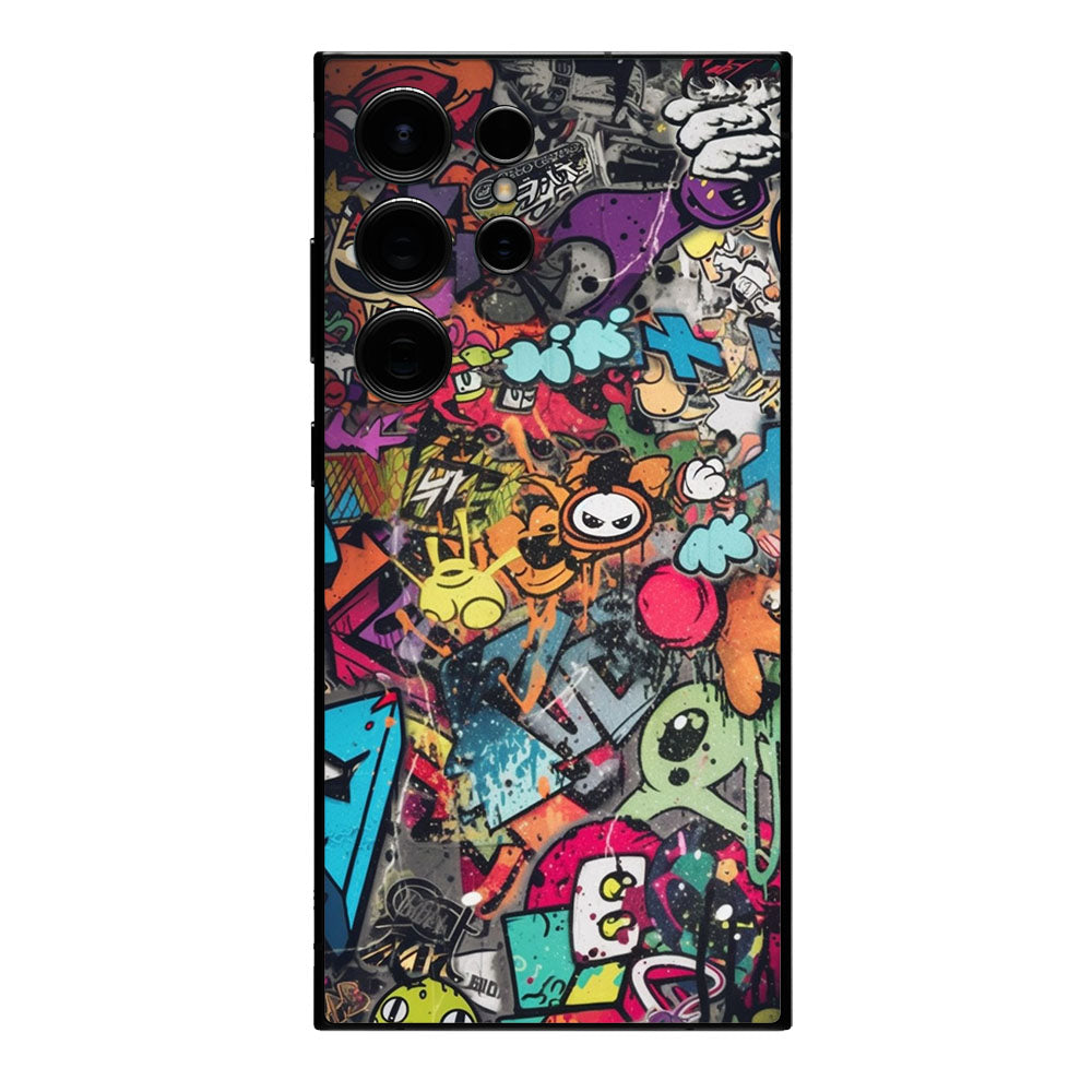 TRIPPY GRAFFITI ART MOBILE SKIN