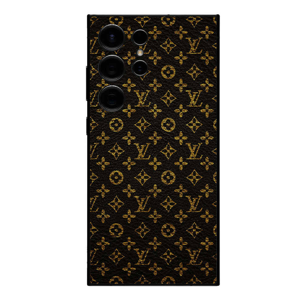 Gold Texture LV Pattern Mobile Skin