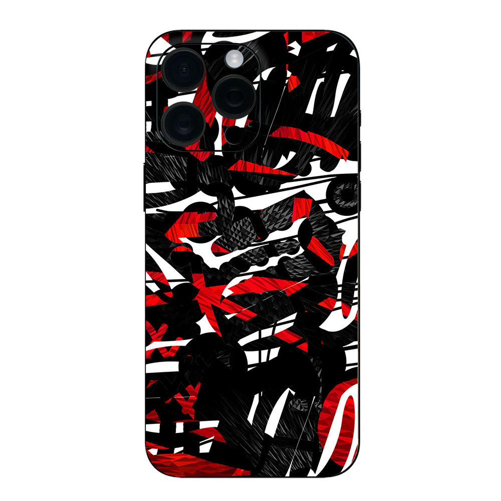 Black Abstract Mobile Skin