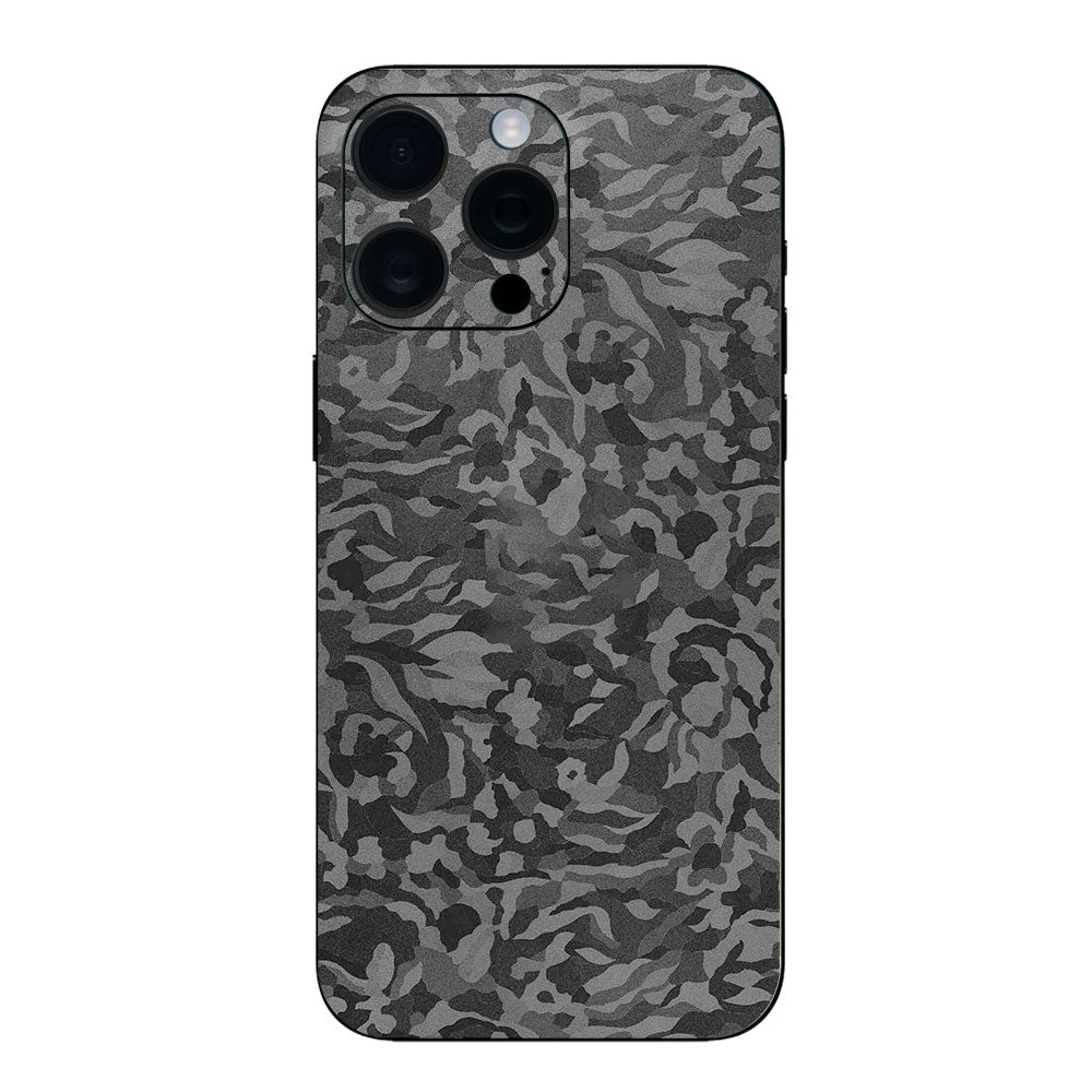 Black Camouflage Phone Skin