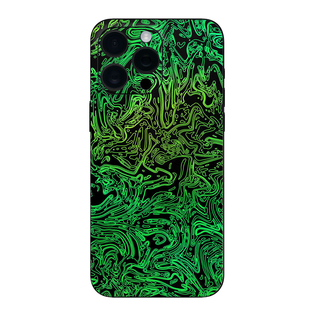 Black or green line Abstarct phone Skin