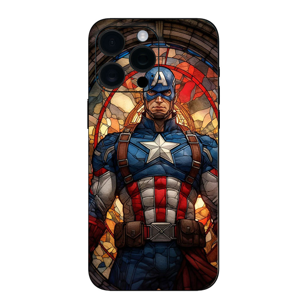 Captain America Wall Art Mobile Skin