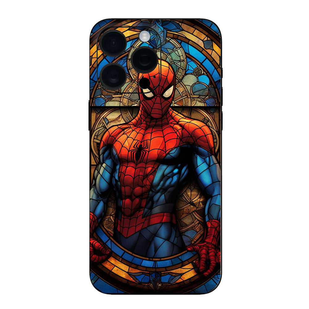 Spiderman wall art  Mobile Skin