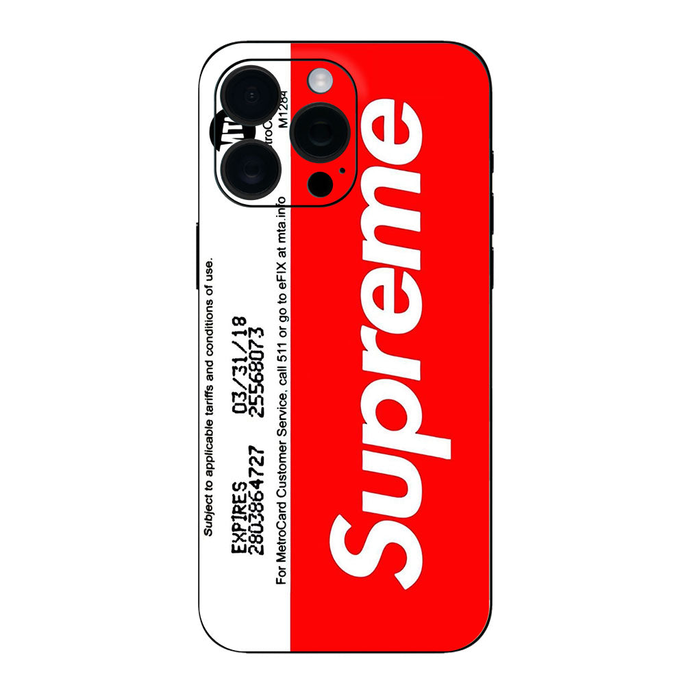 Supreme Bill Mobile Skin