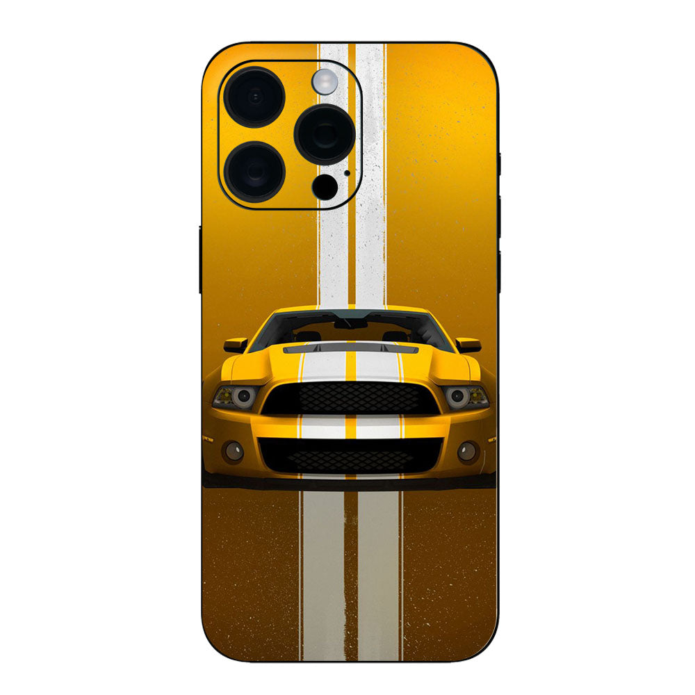 Yellow Mustang Mobile Skin