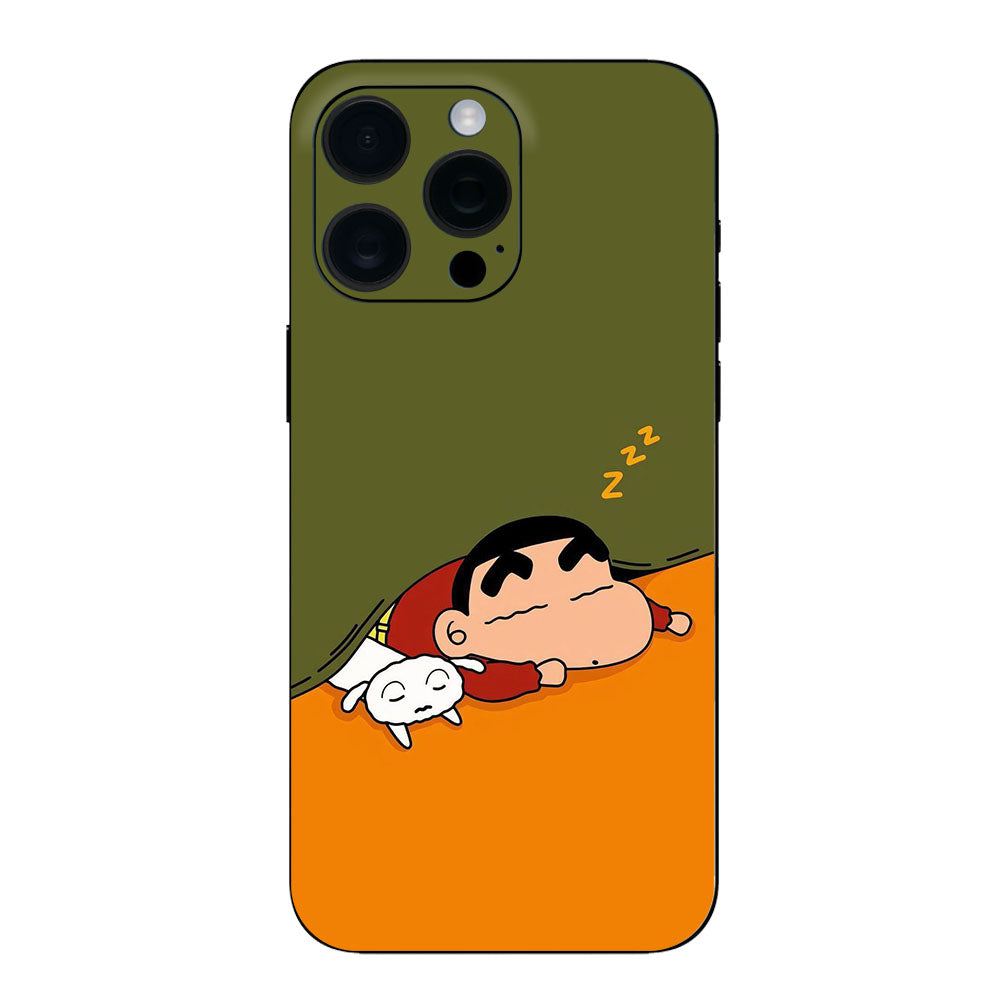 lazy shinchan Phone Skin